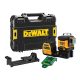 Dewalt akkus zöld keresztlézer DCE089NG18-XJ 12/18V alapgép, TSTAK kofferben