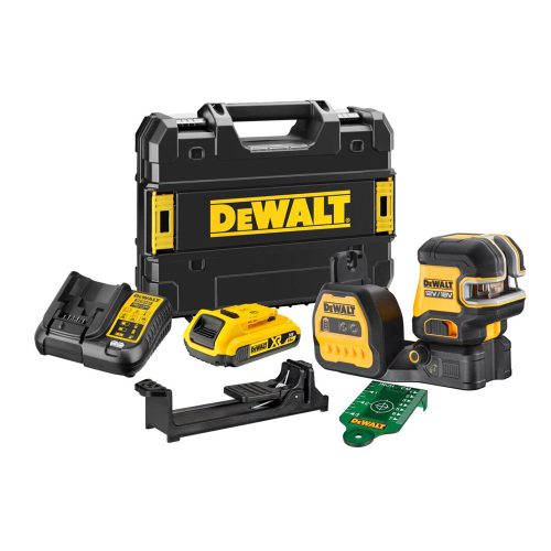 Dewalt akkus zöld keresztlézer DCE825D1G18-QW 12/18V