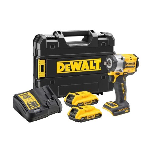 Dewalt akkus ütvecsavarozó DCF921D2T-QW 18V 2x2,0 Ah, TSTAK kofferben