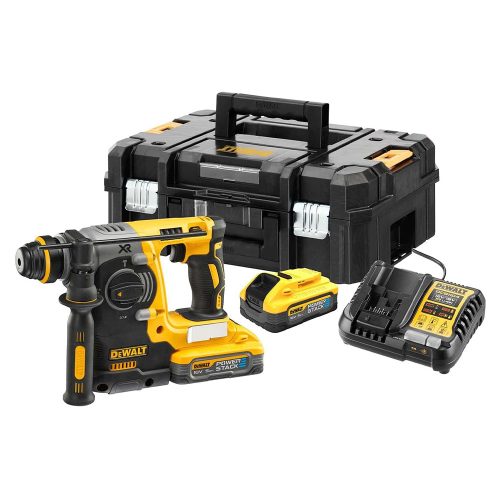 Dewalt akkus SDS-Plus fúrókalapács DCH273H2T-QW 18V XR 2x5,0 Ah, TSTAK kofferben