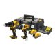 Dewalt akkus gépszett DCK2062E2T-QW (DCF809+DCD709) 18V XR 2x1,7 Ah, TSTAK kofferben