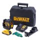 Dewalt akkus keresztvonalas zöld szintezőlézer DCLE34021D1-QW 18V 1x2,0Ah