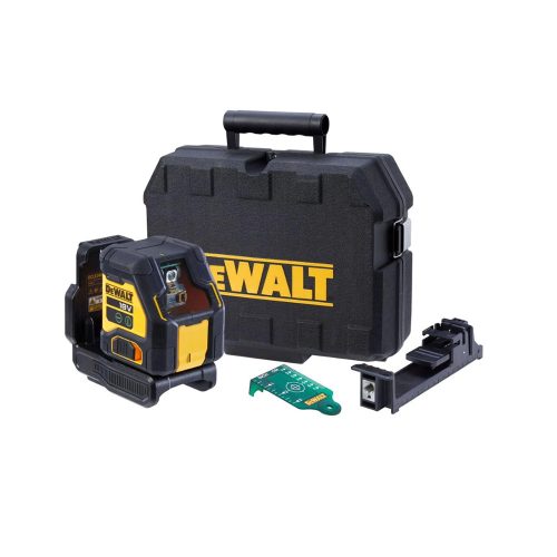 Dewalt akkus keresztvonalas zöld szintezőlézer DCLE34021N-XJ 18V alapgép