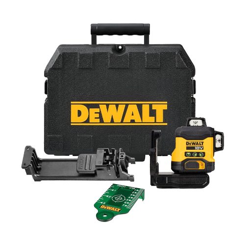 Dewalt akkus zöld vonallézer DCLE34031N-XJ 18V alapgép, TSTAK kofferben