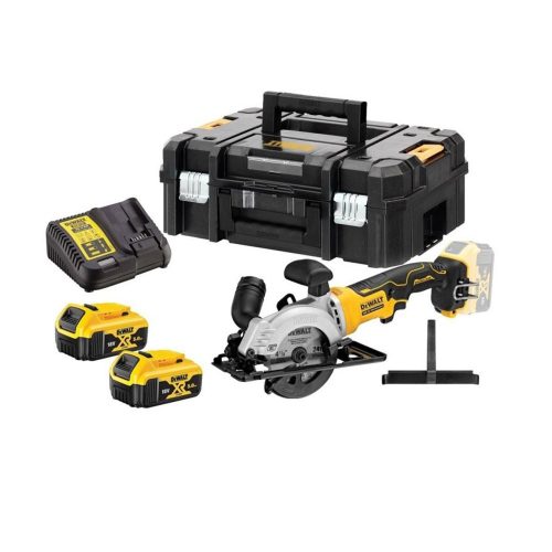 Dewalt akkus kézi körfűrész DCS571P2-QW 18V 2x5,0 Ah