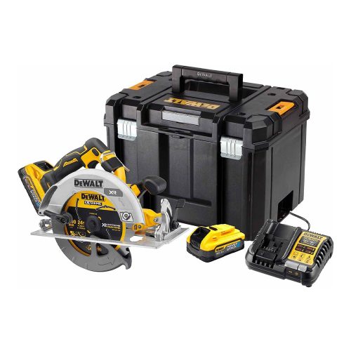 Dewalt akkus körfűrész 190 mm DCS573H2T-QW 18V 2x5,0 Ah, TSTAK kofferben