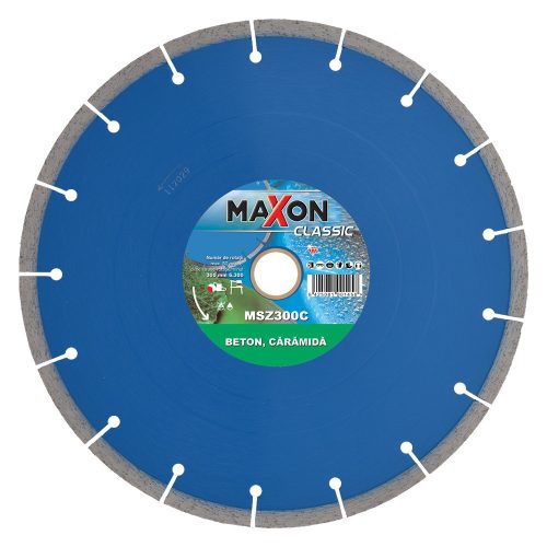 Diatech Maxon szegmenses gyémánt vágótárcsa 300x30/25,4x7mm