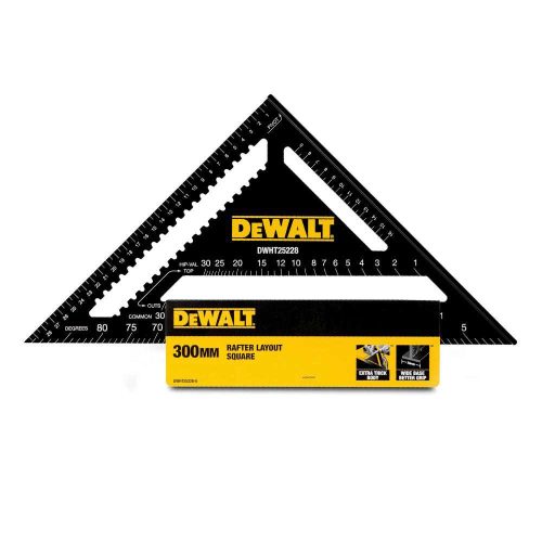 Dewalt derékszögű háromszög vonalzó 30cm DWHT25228-0