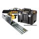 Dewalt merülő körfűrész DWS520KTR-QS 1300W, 165mm+ DWS5022-XJ vezetősín