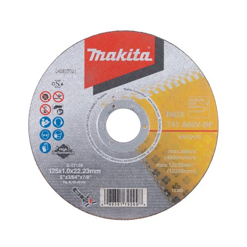 Makita inox vágókorong A60V 125x1mm