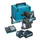 Makita akkus SDS-Plus fúró-vésőkalapács HR002GD203 40Vmax 2x2,5Ah