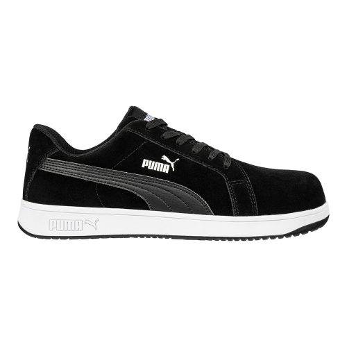 Puma Iconic Black Low S1PL ESD FO HRO SR munkavédelmi cipő Fekete - 48