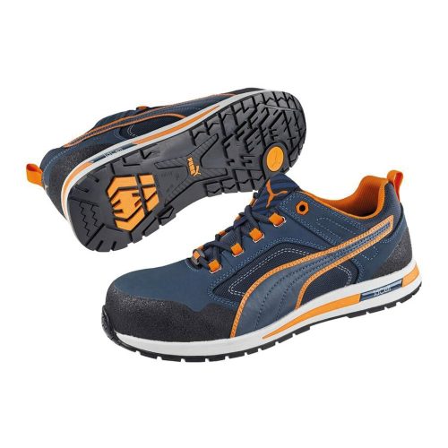 Puma Crosstwist Low S3 HRO SRC Védőcipő Kék - 42