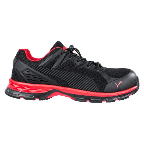 Puma Fuse Motion 2.0 Red low S1P ESD HRO SRC munkavédelmi cipő Fekete / Piros - 40