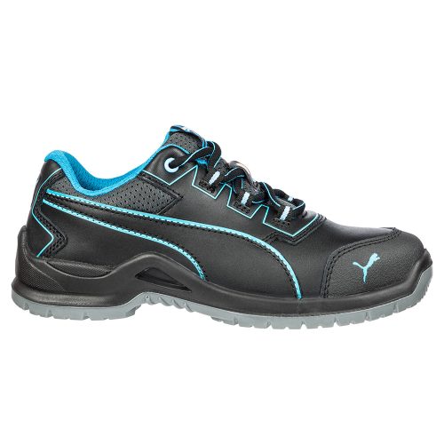 Puma Niobe Blue Wns Low S3 ESD SRC női védőcipő Fekete / Kék - 37