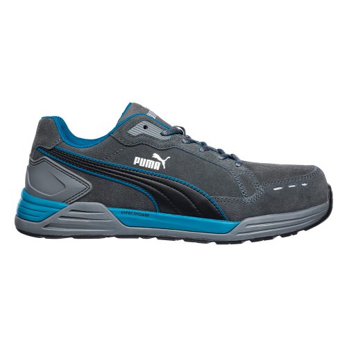 Puma Airtwist Grey Low S3 ESD HRO SRC munkavédelmi cipő Szürke - 43