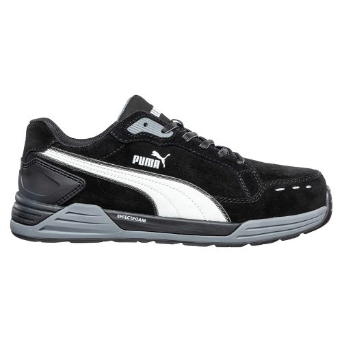 Puma Airtwist Black Low S3 ESD HRO SRC munkavédelmi cipő Fekete - 42