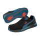 Puma Frontside BLK/Blue Low S1P ESD HRO SRC munkavédelmi cipő Fekete / Kék - 39