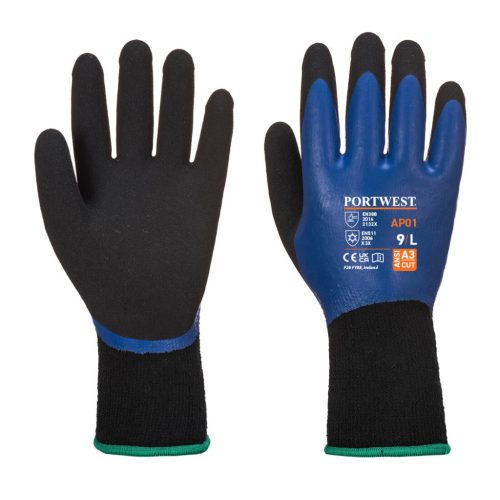 Portwest AP01 Thermo Pro kesztyű Kék / Fekete - XXL