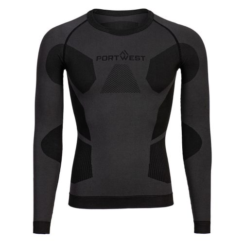 Portwest B173 Dynamic Air Baselayer felső Szén - XXL