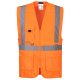 Portwest C357 Hi-Vis Executive mellény tablet zsebbel Narancs - M