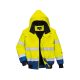 Portwest C465 Hi-Vis 3 az 1-ben kontrasztos bomber dzseki Sárga / Piros - 3XL