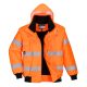 Portwest C467 Hi-Vis 3 az 1-ben bomber dzseki Narancs - L