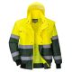 Portwest C565 X Hi-Vis Bomber kabát Sárga / Zöld - L