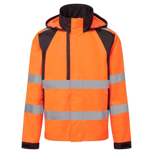 Portwest CD860 WX2 Eco Hi-Vis esőkabát Narancs / Fekete - M