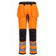 Portwest CD889 WX2 Hi-Vis nadrág lezippzározható lengőzsebbel Narancs / Fekete - 28