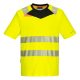 Portwest DX413 DX4 Hi-Vis póló S/S Sárga / Fekete - S