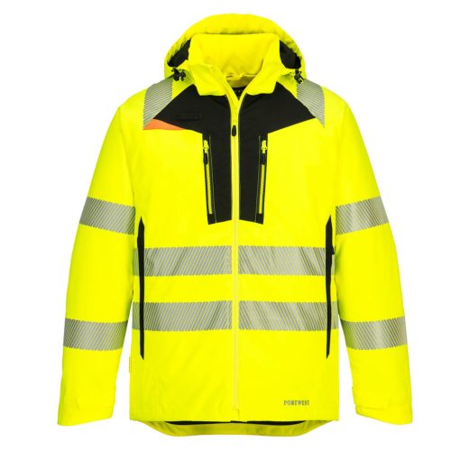 Portwest DX461 DX4 Hi-Vis Téli kabát Sárga / Fekete - S