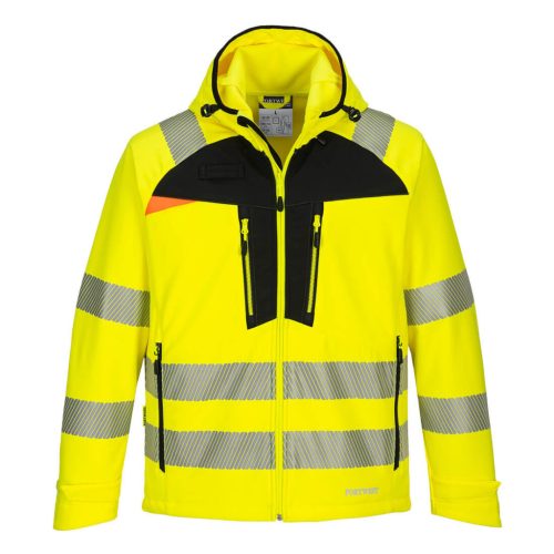 Portwest DX475 DX4 Hi-Vis Softshell (3L) Sárga / Fekete - S