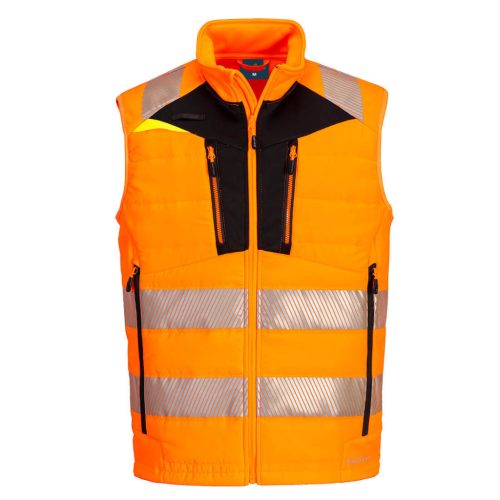 Portwest DX479 DX4 Hi-Vis Softshell Mellény Narancs / Fekete - L