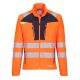 Portwest DX481 DX4 Hi-Vis Zip Base felső Narancs / Fekete - M