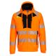 Portwest DX484 DX4 Hi-Vis kapucnis pulóver Narancs / Fekete - S