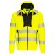 Portwest DX484 DX4 Hi-Vis kapucnis pulóver Sárga / Fekete - S