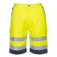 Portwest E043 Hi-Vis rövidnadrág Sárga / Navy - M