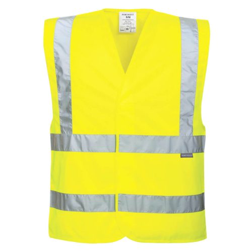 Portwest EC76 Eco Hi-Vis mellény (10 csomag) Sárga - S/M