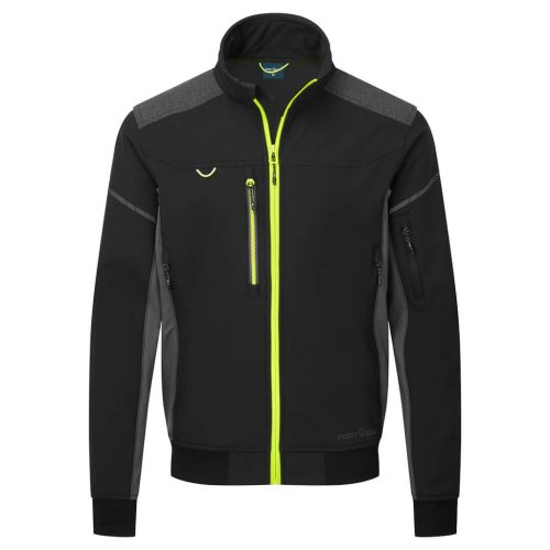 Portwest EV464 EV4 Softshell bomber dzseki (3L) Fekete - L