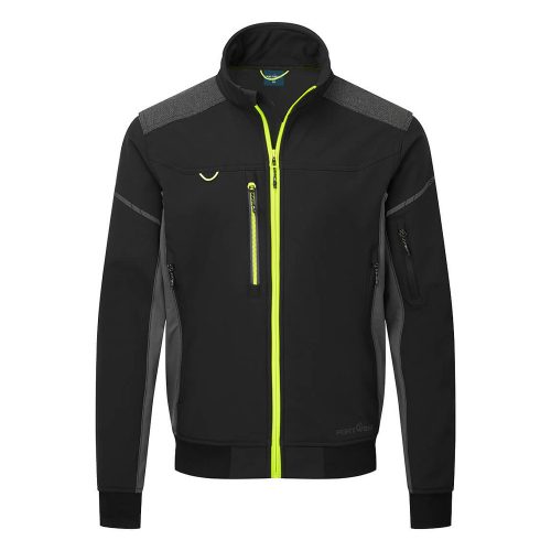 Portwest EV464 EV4 Softshell bomber dzseki (3L) Fekete - M