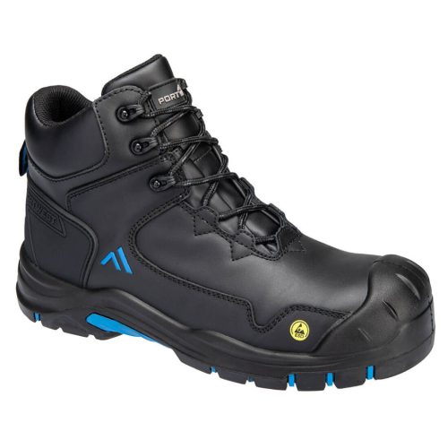 Portwest FC18 Apex Composite Mid bakancs S3S ESD HRO SR SC FO Fekete / Kék - 43