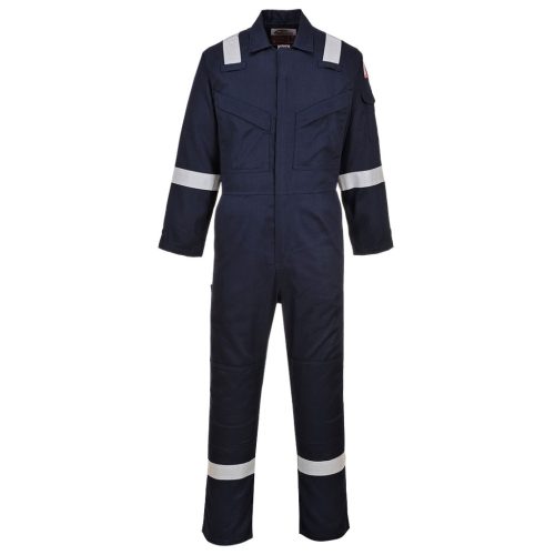 Portwest FR28 Könnyített lángálló antisztatikus overál, 280g Navy - 4XL