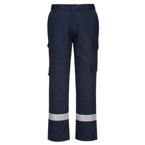 Portwest FR401 Bizflame Plus Lightweight Stretch lángálló nadrág Navy - XL