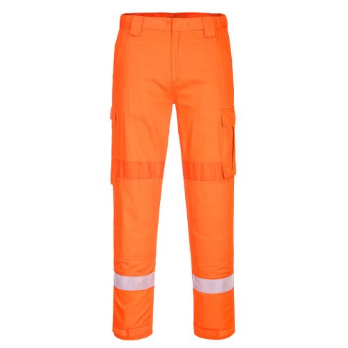 Portwest FR401 Bizflame Plus Lightweight Stretch lángálló nadrág Narancs - XL