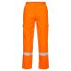 Portwest FR412 FR Lightweight antisztatikus nadrág Narancs - XL