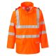 Portwest FR41 Sealtex Flame Hi-Vis lángálló esőkabát Narancs - L