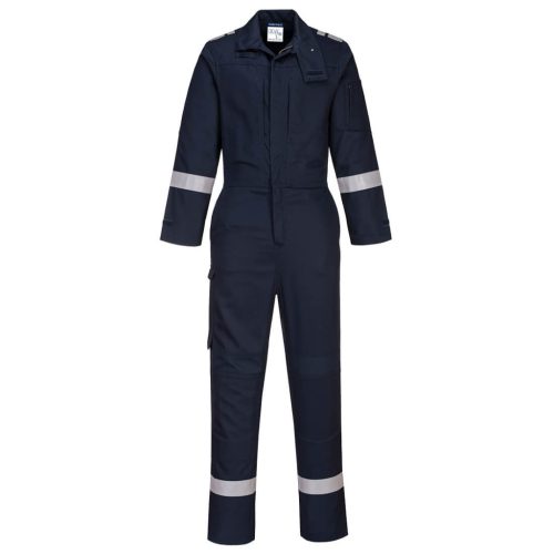 Portwest FR501 Bizflame Plus Stretch lángálló overál Navy - XXL