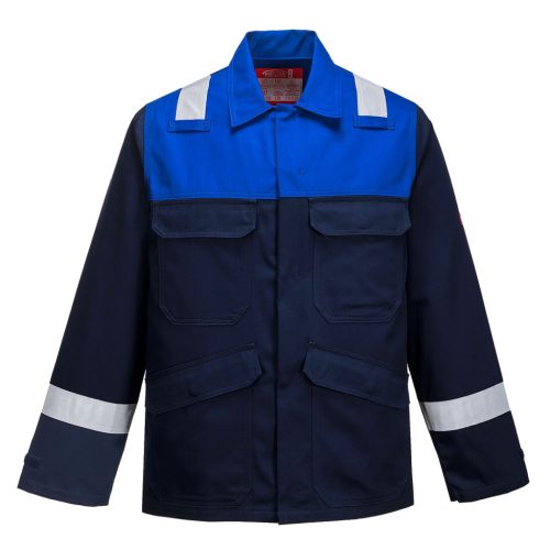 Portwest FR55 Bizflame Plus kabát Navy / Royal - M