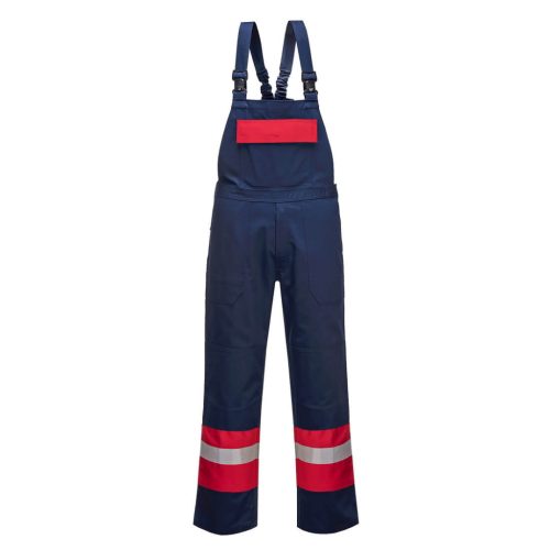 Portwest FR57 Bizflame Plus kantáros nadrág Navy - XXL